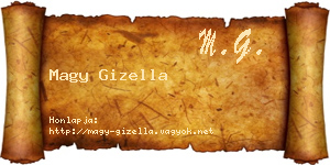 Magy Gizella névjegykártya